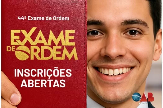 Inscrições abertas para o 44º Exame de Ordem