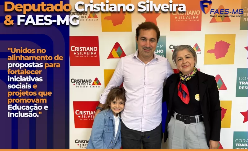 A FAES-MG estreita laços com o deputado Cristiano Silveira para fortalecer programas sociais em Minas Gerais. Conheça os projetos debatidos.
